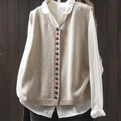 Shirley | Everyday Elegance Knit Vest - Ivory