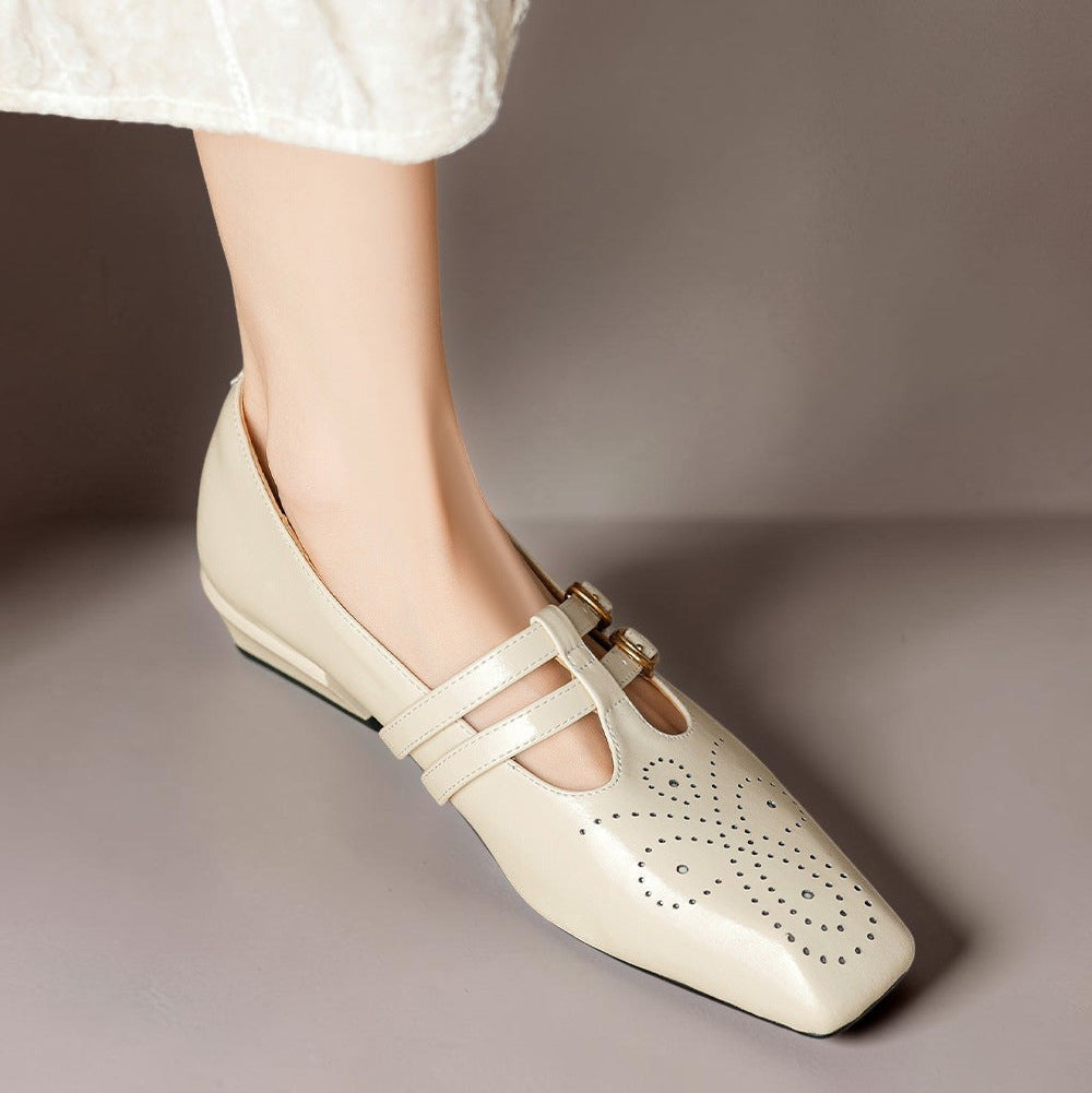 Marisol | Brogued Dual-Strap Pump