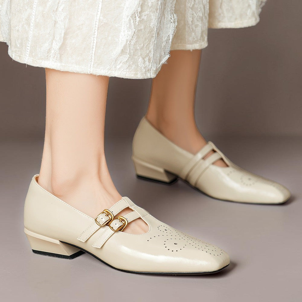 Marisol | Brogued Dual-Strap Pump