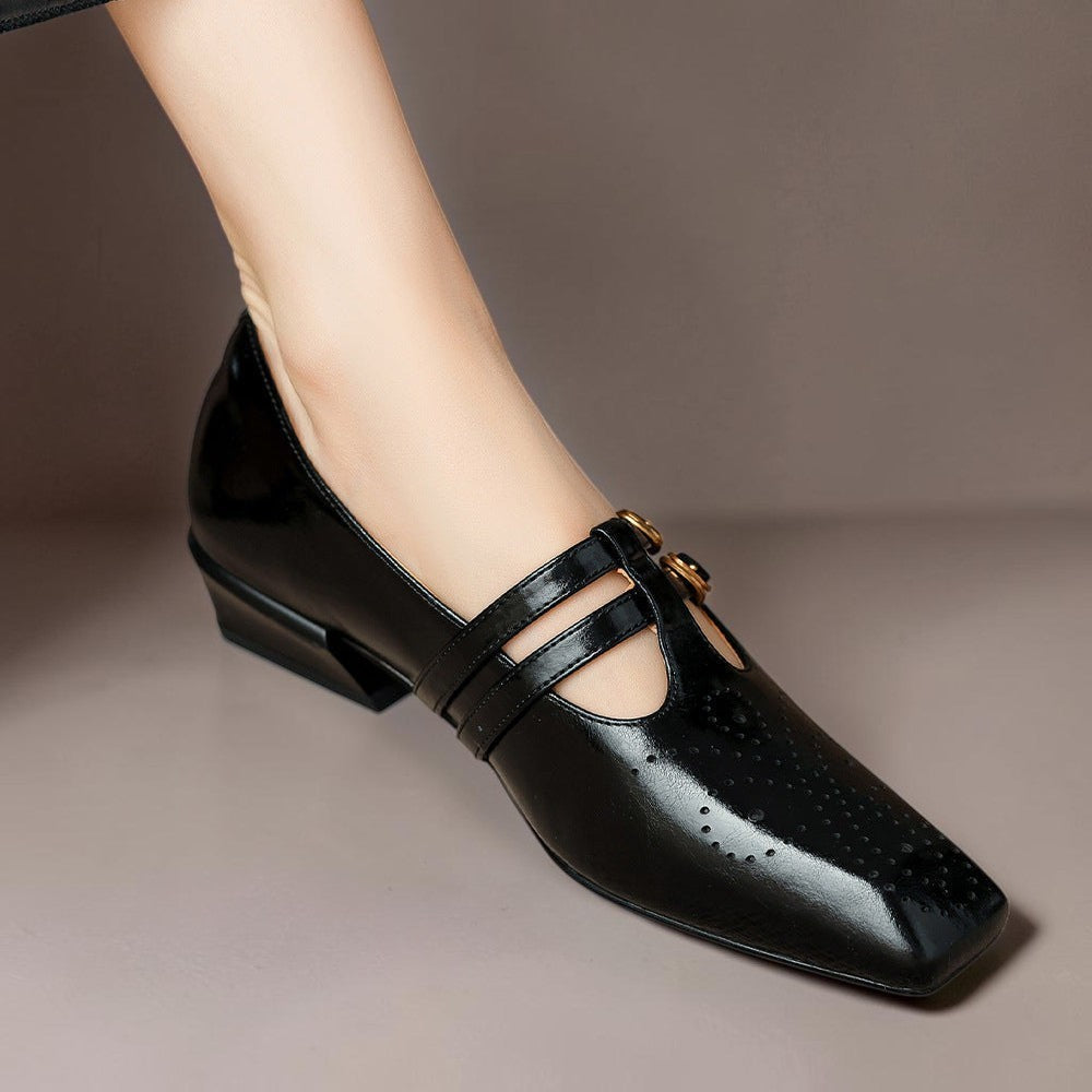 Marisol | Brogued Dual-Strap Pump