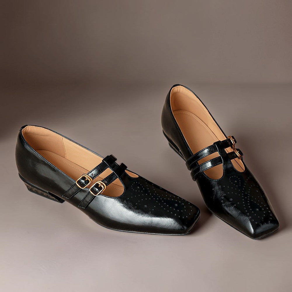 Marisol | Brogued Dual-Strap Pump