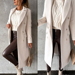 Emeline | Double-Breasted Longline Overcoat