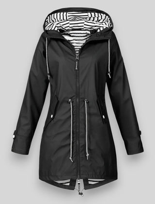 Waterproof Rain Jacket - Black